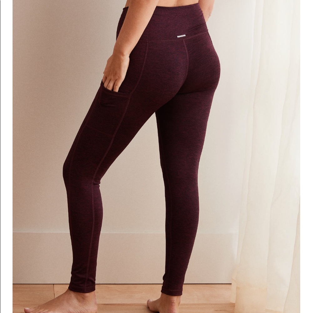 Aerie Maroon leggings